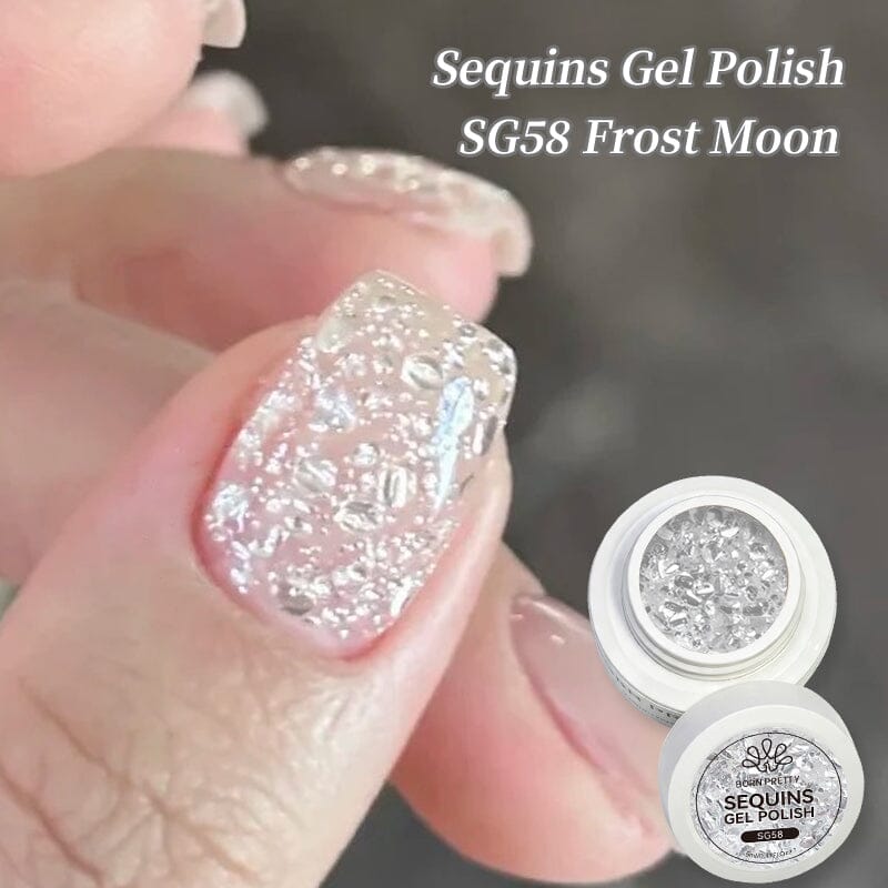 Sequins Gel SG58 & Magnetic Gel MY77 Set #03 Gel Nail Polish BORN PRETTY 
