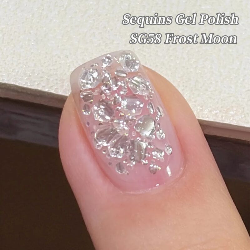 Sequins Gel SG58 & Magnetic Gel MY77 Set #03 Gel Nail Polish BORN PRETTY 
