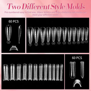 [US ONLY]Poly Nail Extension Gel Kit 6 Colors Kits & Bundles BORN PRETTY 