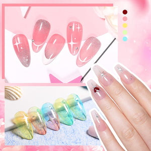 [US ONLY] Anna's Garden 33 Colors Jelly Gel Polish Set 6ml with 6pcs Base Top Coat Kit 10ml Gel Nail Polish BORN PRETTY 