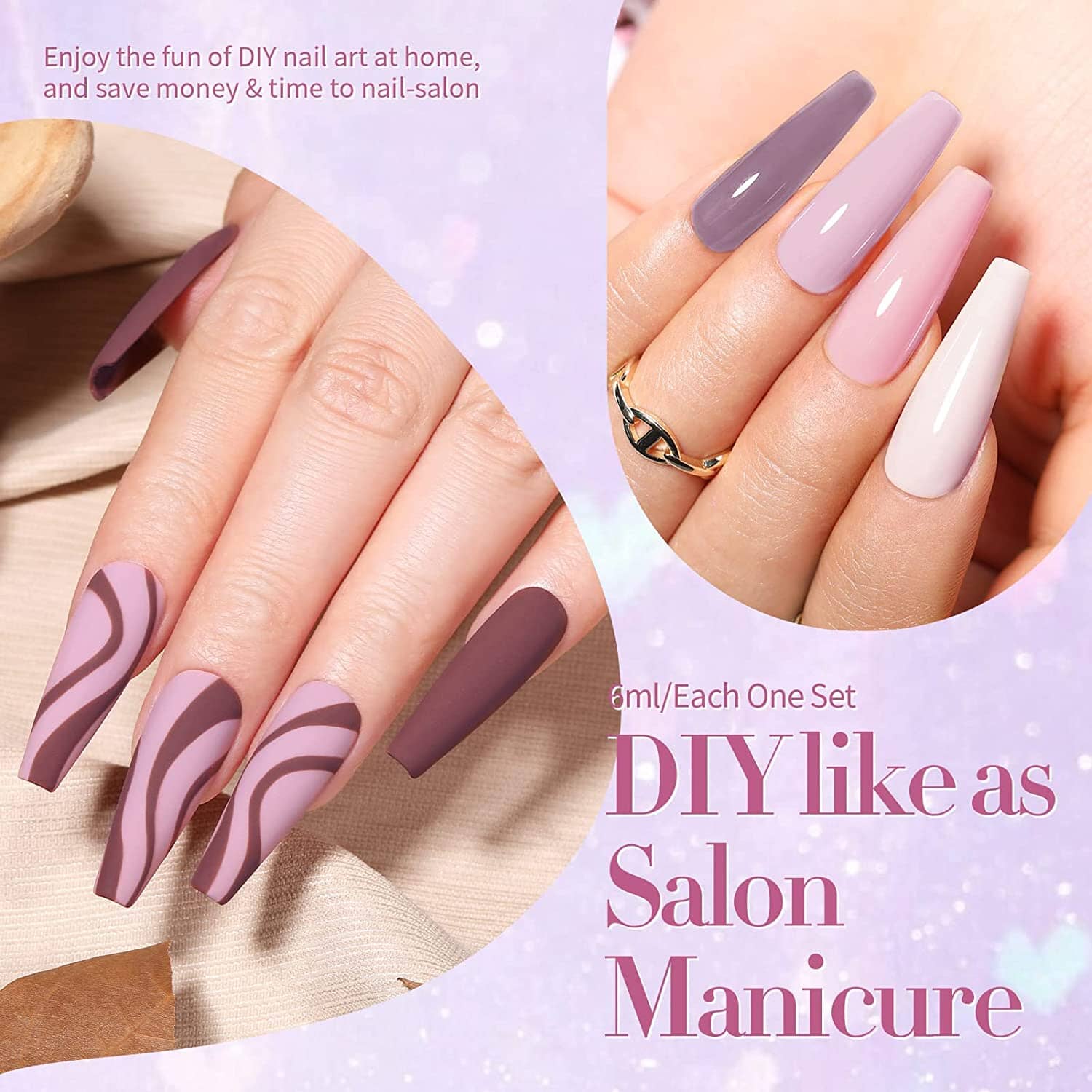 [US ONLY] Pink Nude Gel Polish 21Pcs Set BORN PRETTY 