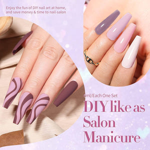 [US ONLY] Pink Nude Gel Polish 21Pcs Set BORN PRETTY 