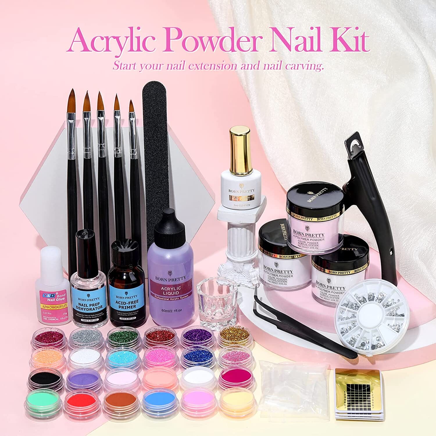 [US ONLY] Acrylic Powder Nail Kit BORN PRETTY 