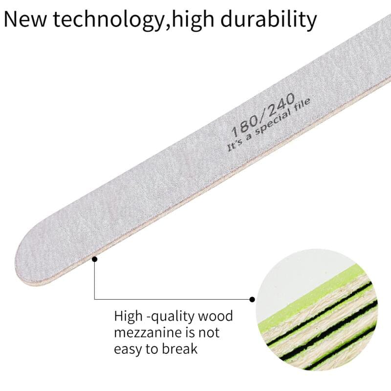 Gray Nail File 180/240 Tools & Accessories BORN PRETTY 