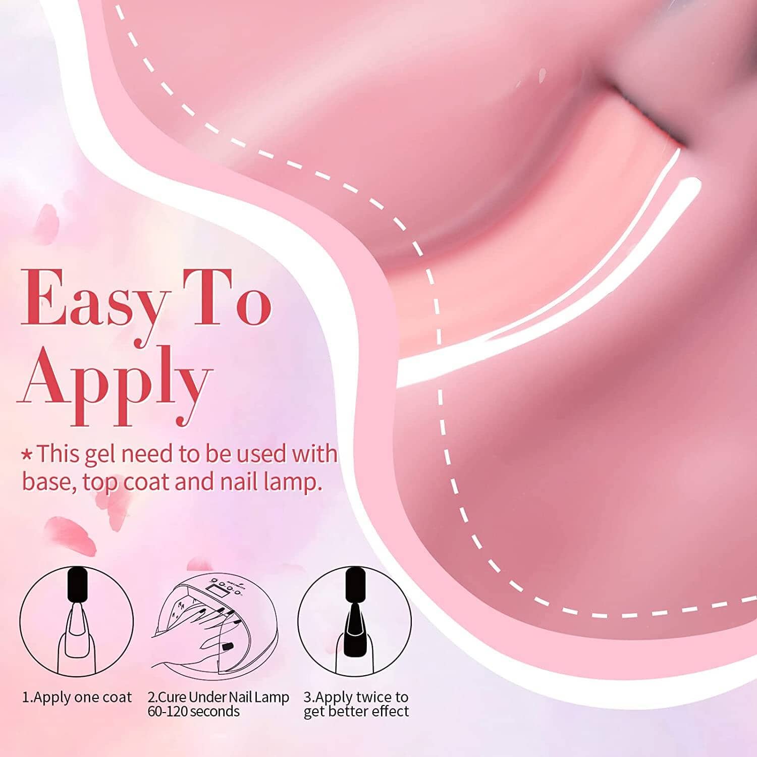 6 Colors Jelly Rose Series Gel Polish Set 7ml Gel Nail Polish BORN PRETTY 