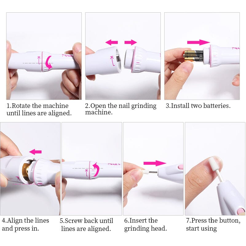 Portable Electric Nail Drill Tools & Accessories BORN PRETTY 