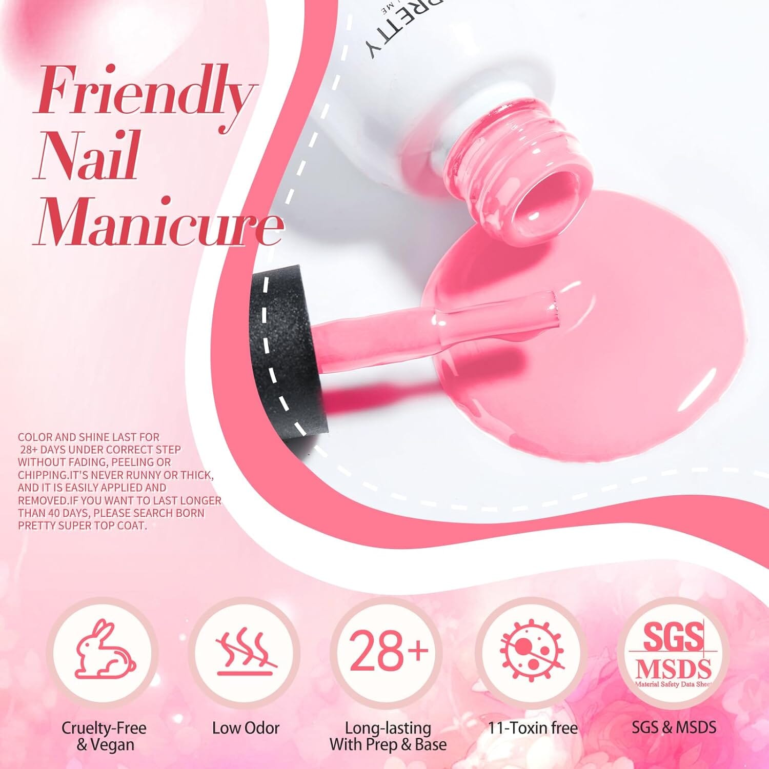 [US ONLY] Anna's Garden 33 Colors Jelly Gel Polish Set 6ml with 6pcs Base Top Coat Kit 10ml Gel Nail Polish BORN PRETTY 