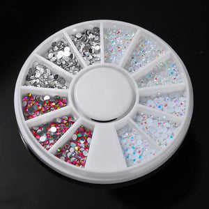 Resin Rhinestones Nail Wheel Decoration DIY Nails BORN PRETTY 
