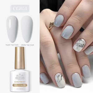 Gray Color Gel Polish CG054 10ml Gel Nail Polish BORN PRETTY 