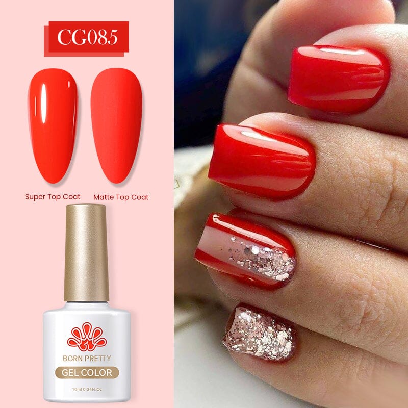Red Gel Polish CG085 10ml Gel Nail Polish BORN PRETTY 