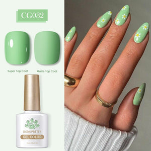 Light Green Gel Polish CG032 10ml Gel Nail Polish BORN PRETTY 