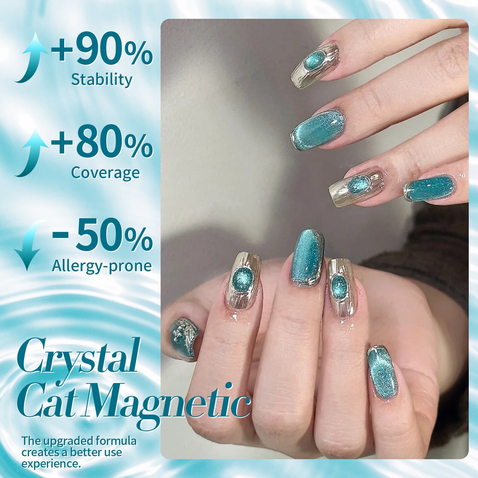Blue Cat Magnetic Gel Polish MY36 Melbourne 10ml Gel Nail Polish BORN PRETTY 