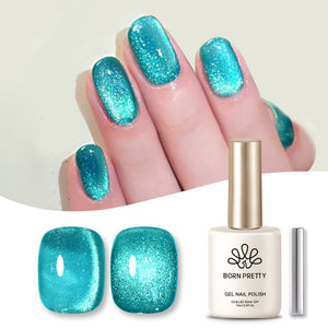 Blue Cat Magnetic Gel Polish MY36 Melbourne 15ml Gel Nail Polish BORN PRETTY 