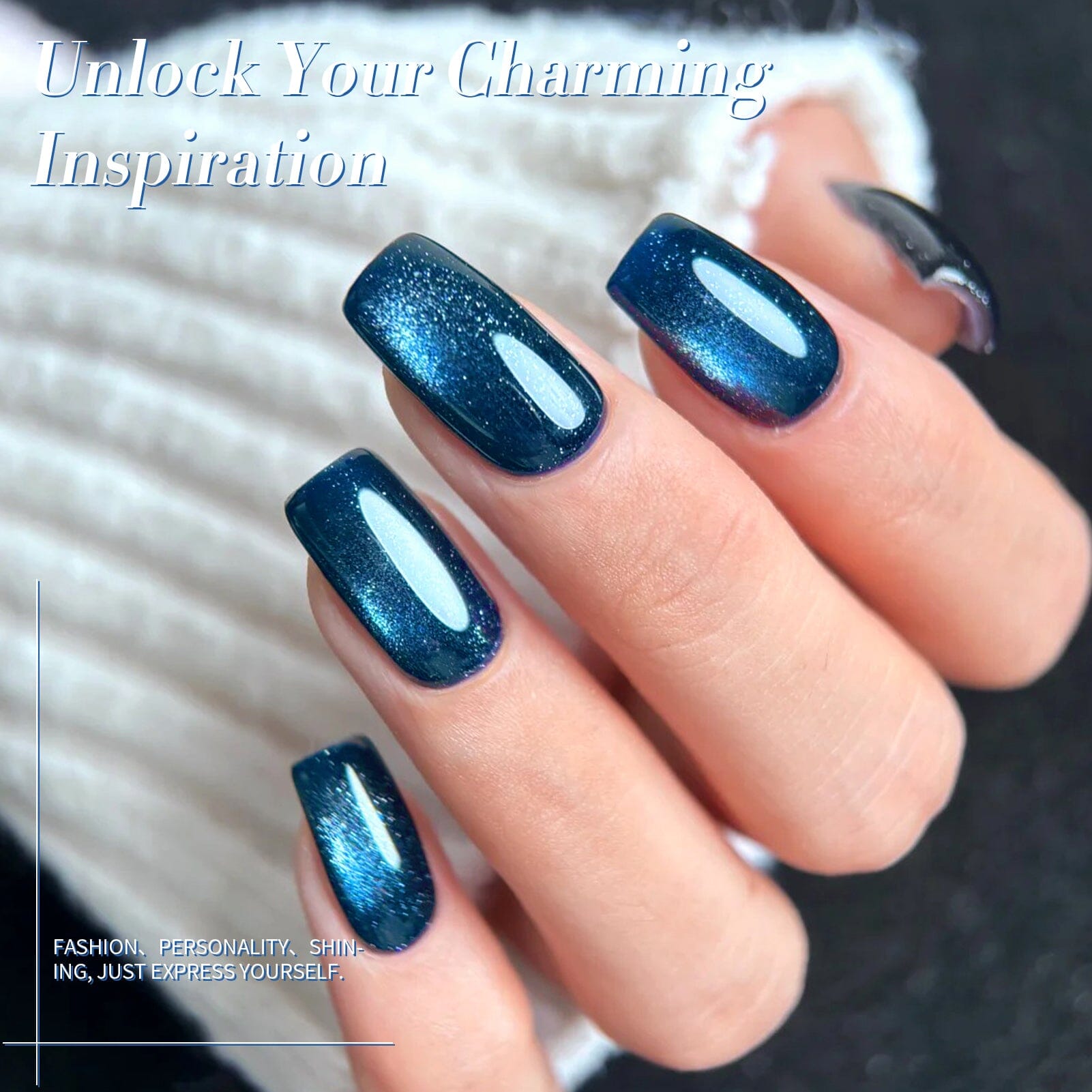 Blue Cat Magnetic Gel Polish MY38 Galaxy 10ml Gel Nail Polish BORN PRETTY 