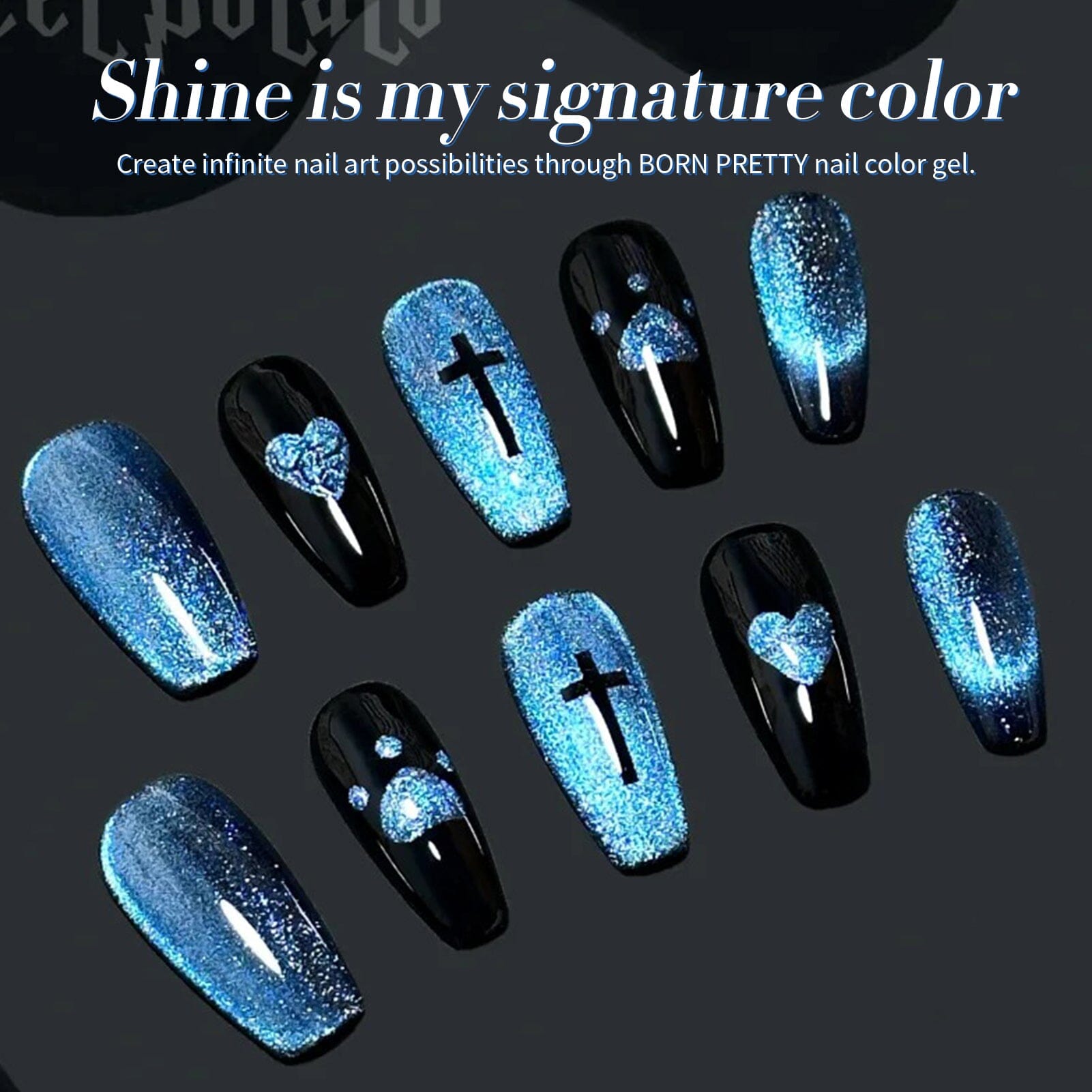 Crystal Cat Magnetic Gel MY38 Galaxy 10ml – BORN PRETTY