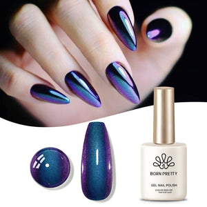 Blue Purple Chameleon Gel Polish BS01 Mirage 15ml Gel Nail Polish BORN PRETTY 