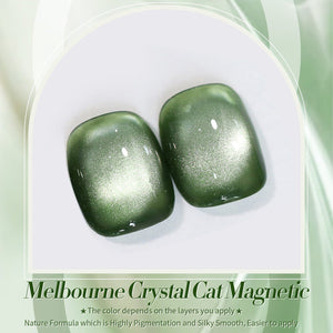 Green Cat Magnetic Gel Polish MY41 Dark Emerald 10ml Gel Nail Polish BORN PRETTY 