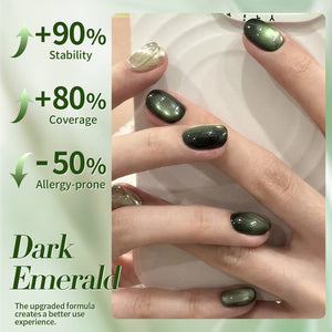 Green Cat Magnetic Gel Polish MY41 Dark Emerald 10ml Gel Nail Polish BORN PRETTY 