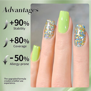 Multicolor Sequins Glitter Gel Polish SG02 Hummingbird 10ml Gel Nail Polish BORN PRETTY 