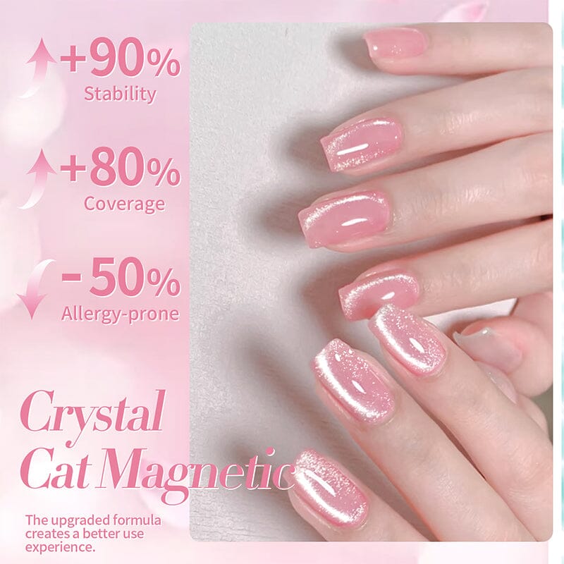 Pink Cat Magnetic Gel Polish MY40 Myrtle 10ml Gel Nail Polish BORN PRETTY 