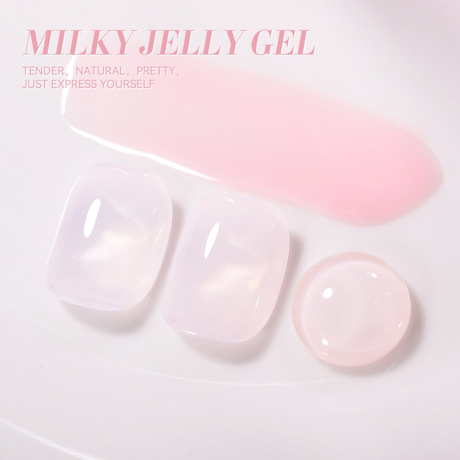 Pink Hema-Free Milky Jelly Gel Polish #17 15ml Gel Nail Polish BORN PRETTY 