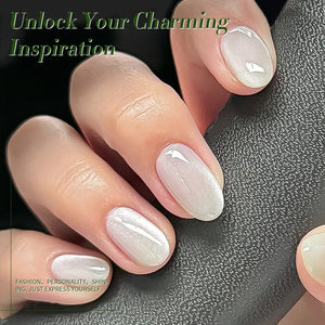 White Cat Magnetic Gel Polish MY42 Milky Cat 10ml Gel Nail Polish BORN PRETTY 