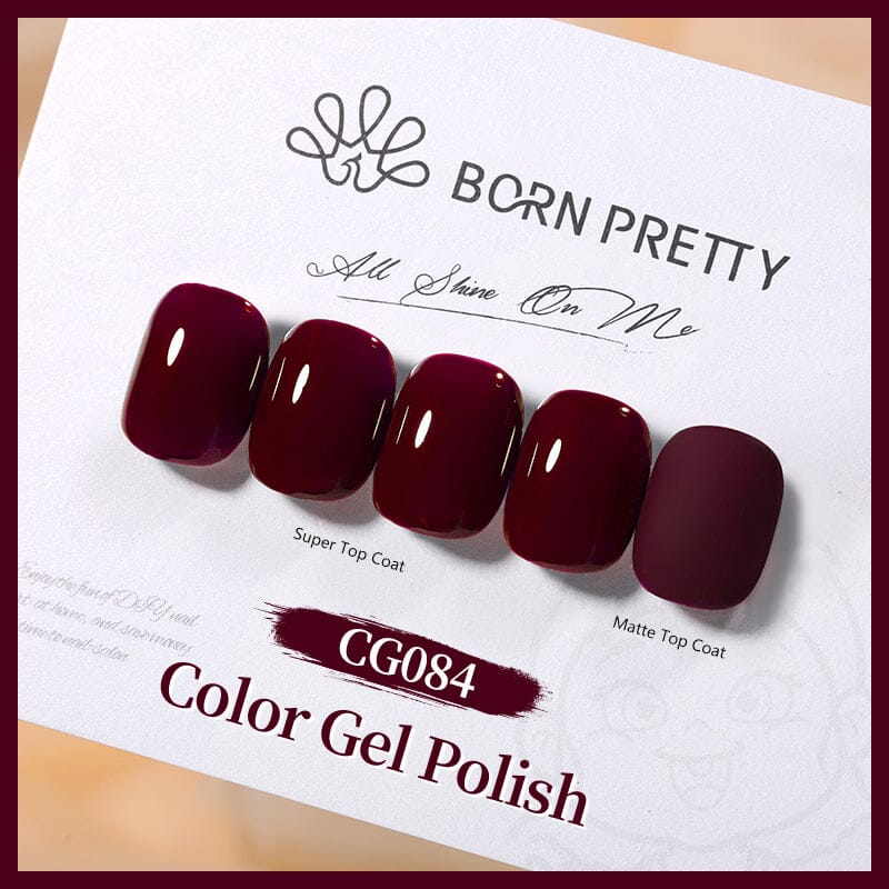 Red Gel Polish CG084 10ml Gel Nail Polish BORN PRETTY 