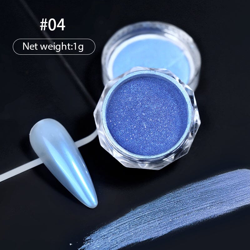 Gradient Pearly Mirror Nail Powder Nail Powder BORN PRETTY 04 