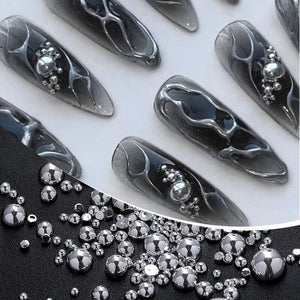 200pcs Half Round Flat Bottom Pearls DIY Nails BORN PRETTY 