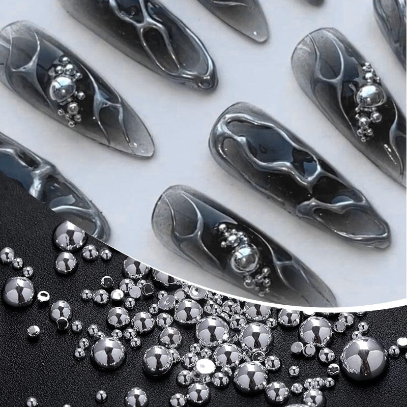 200pcs Half Round Flat Bottom Pearls DIY Nails BORN PRETTY 