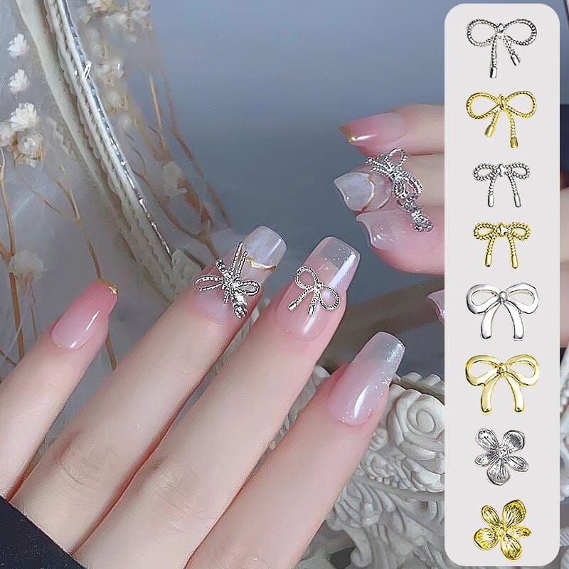 20pcs Metal Bowknot 3D Nail Decoration Nail Decoration BORN PRETTY 