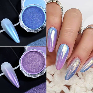 Gradient Pearly Mirror Nail Powder Nail Powder BORN PRETTY 