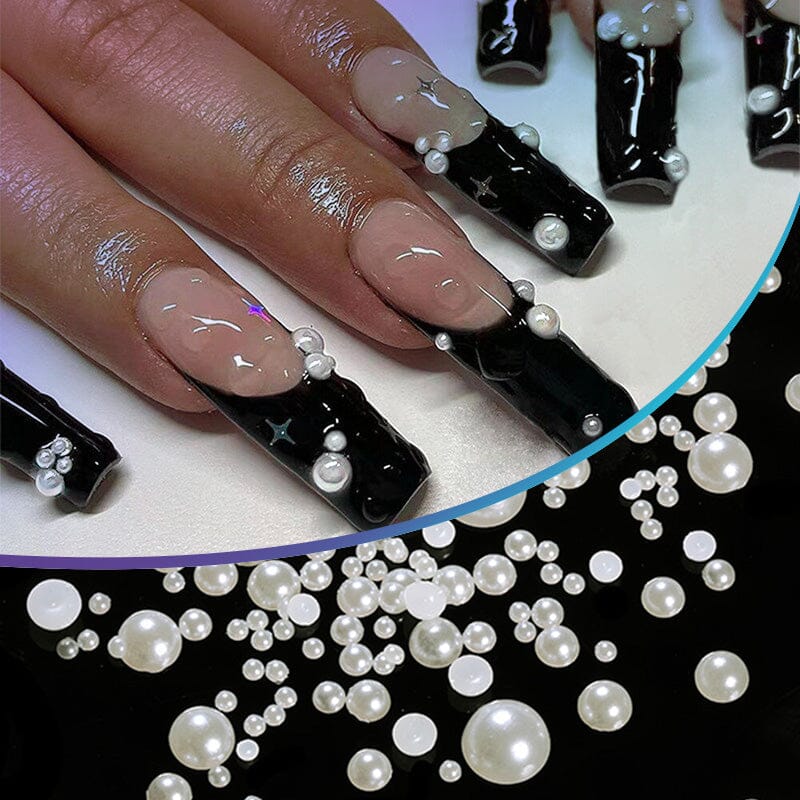 200pcs Half Round Flat Bottom Pearls DIY Nails BORN PRETTY 