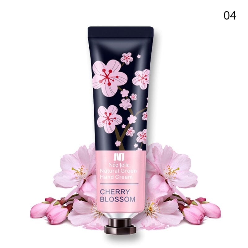 Natural Green Hand Cream NEE JOLIE Cherry-Blossom 
