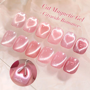 Pink Collection Cat Magnetic Gel Polish 10ml Gel Nail Polish BORN PRETTY 
