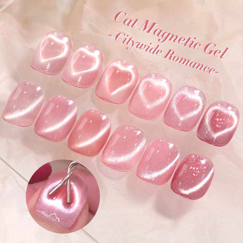 Pink Collection Cat Magnetic Gel Polish 10ml Gel Nail Polish BORN PRETTY 