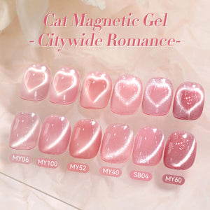 Pink Collection Cat Magnetic Gel Polish 10ml Gel Nail Polish BORN PRETTY 