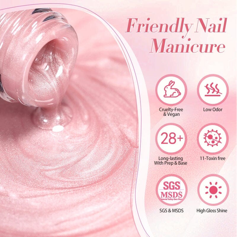 Pink Collection Cat Magnetic Gel Polish 10ml Gel Nail Polish BORN PRETTY 