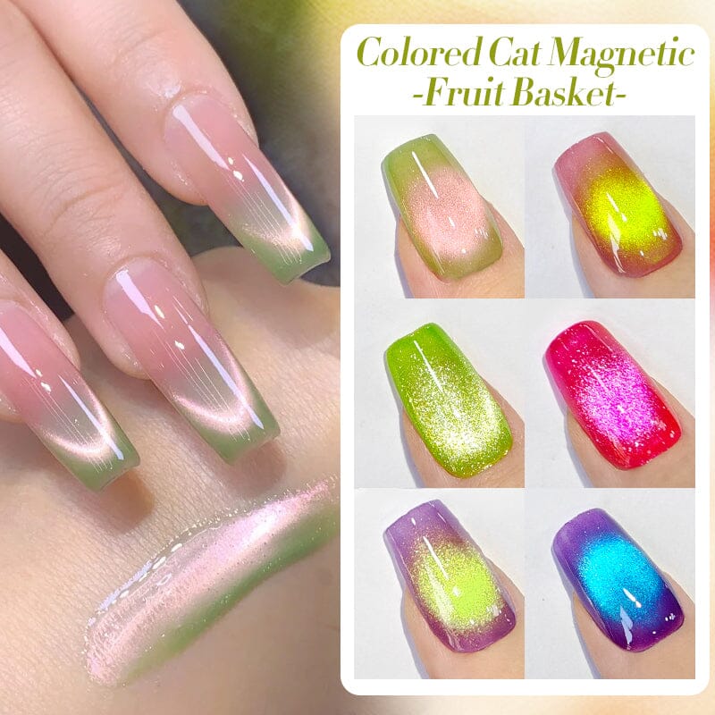 Colored Cat Magnetic Gel Polish Fruit Series 10ml Gel Nail Polish BORN PRETTY 