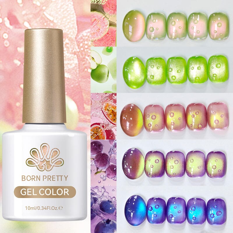 Colored Cat Magnetic Gel Polish Fruit Series 10ml Gel Nail Polish BORN PRETTY 