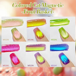Colored Cat Magnetic Gel Polish MY291 Apple 10ml Gel Nail Polish BORN PRETTY 