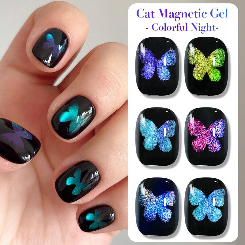 Black Base Collection Cat Magnetic Gel Polish 10ml Gel Nail Polish BORN PRETTY 