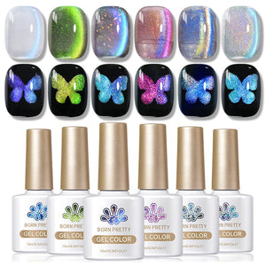 Black Base Collection Cat Magnetic Gel Polish 10ml Gel Nail Polish BORN PRETTY 