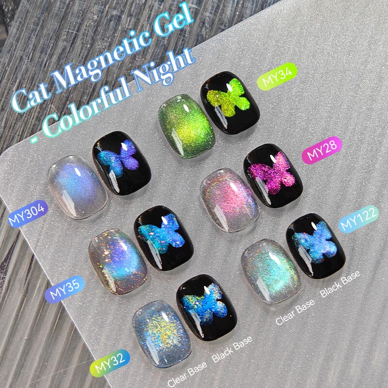 Black Base Collection Cat Magnetic Gel Polish 10ml Gel Nail Polish BORN PRETTY 
