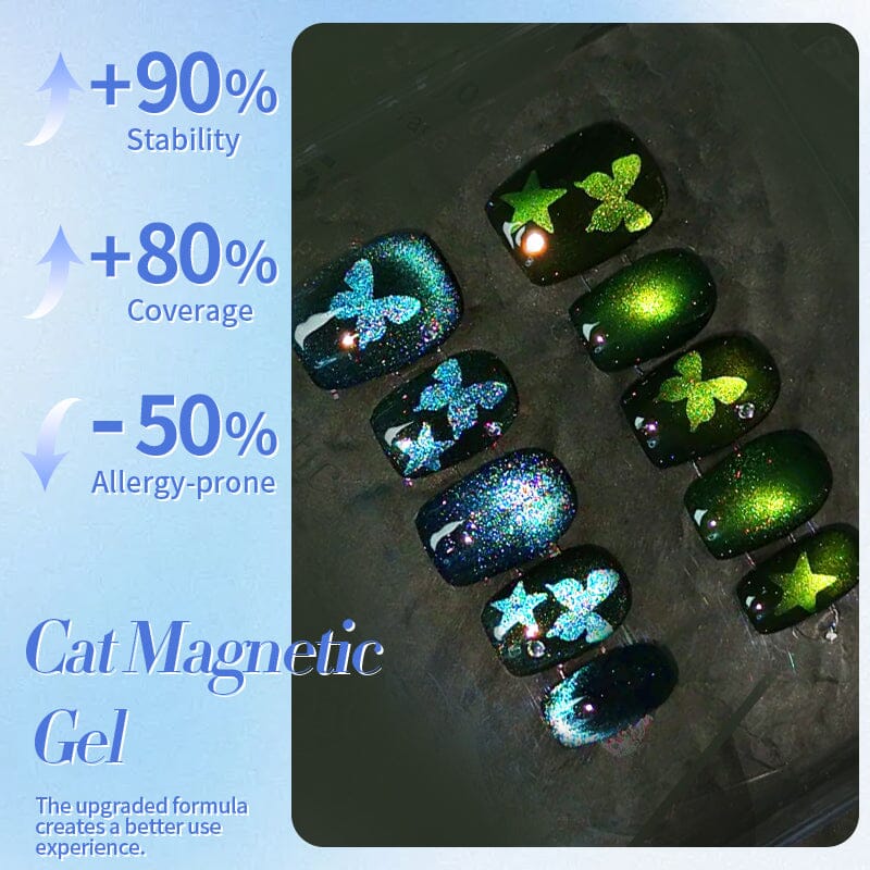 Black Base Collection Cat Magnetic Gel Polish 10ml Gel Nail Polish BORN PRETTY 