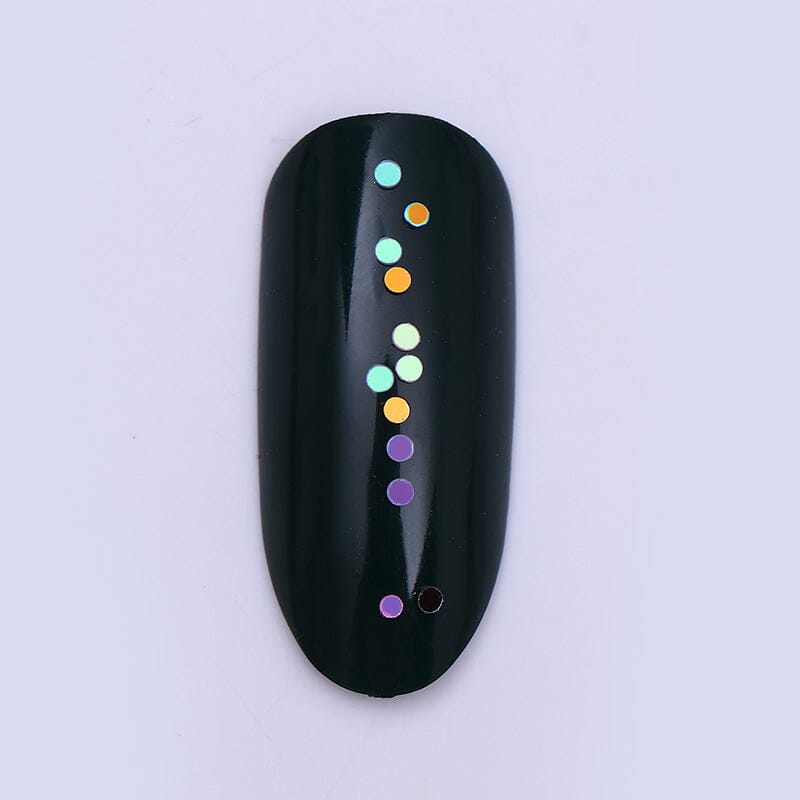 Colorful Plastic Round Nail Sequins DIY Nails BORN PRETTY 