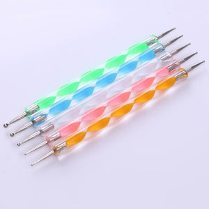 5pcs Double Head Dotting Pen Set Nail Tools BORN PRETTY 
