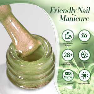 Cat Magnetic Gel Polish - Green 10ml Gel Nail Polish BORN PRETTY 