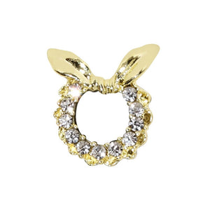 Silver Gold Bowknot Butterfly Rhinestones 3D Nail Decoration Nail Decoration BORN PRETTY 