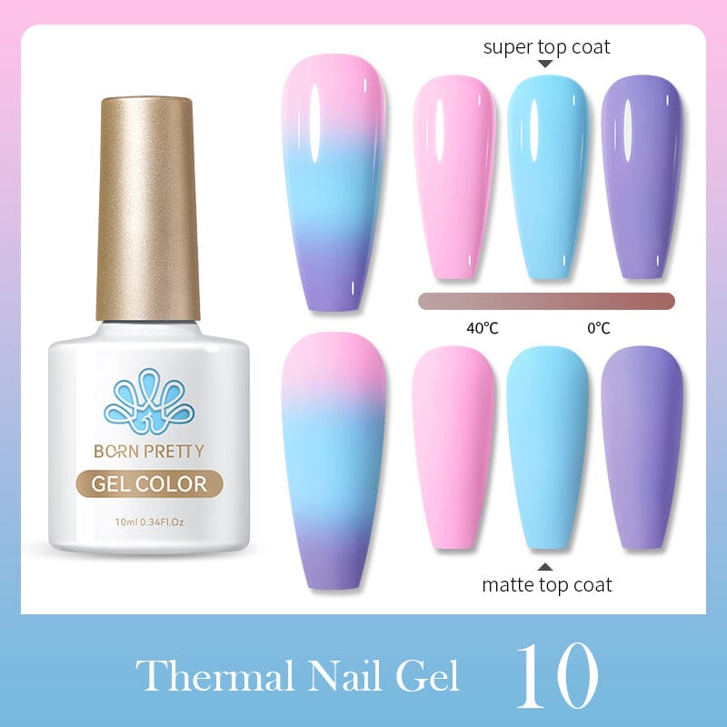 Thermal Nail Gel Polish 10ml Gel Nail Polish BORN PRETTY 10 